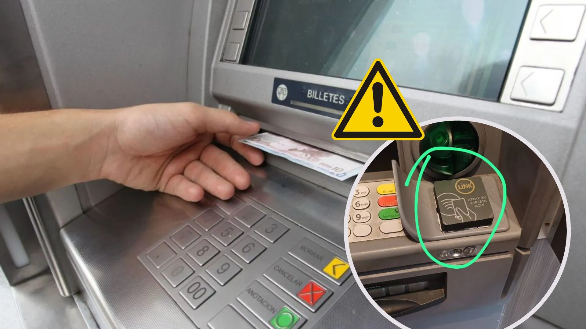 ATENCIÓN Y PRECAUCIÓN POR LA NUEVA MODALIDAD DE ESTAFA EN LOS CAJEROS