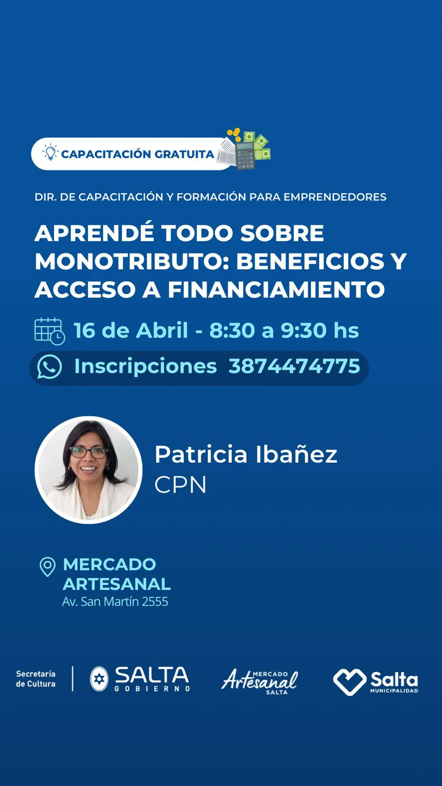 CICLO DE CAPACITACIONES GRATUITAS PARA ARTESANOS Y EMPRENDEDORES