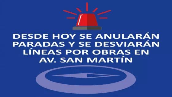 98597-saeta-desde-hoy-anularan-paradas-y-se-desviaran-lineas-por-obras-en-avenida-san-martin