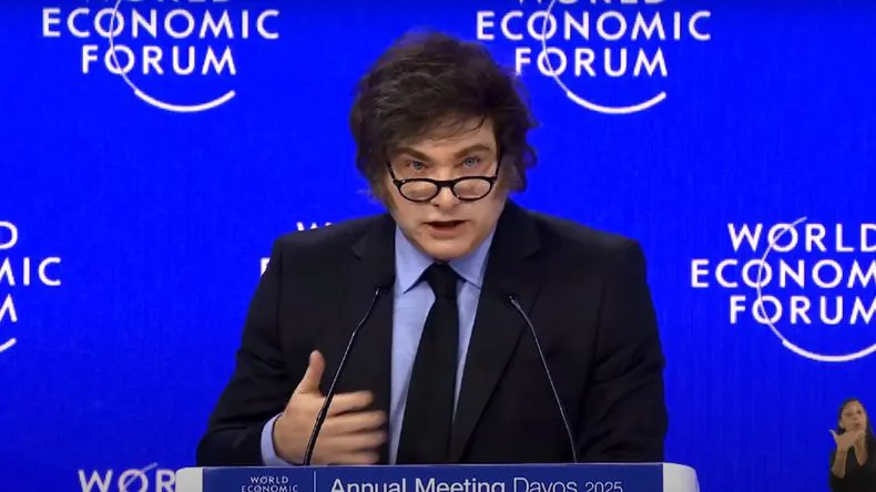 javier-milei-foro-economico-mundial-davos-23-enero-2025