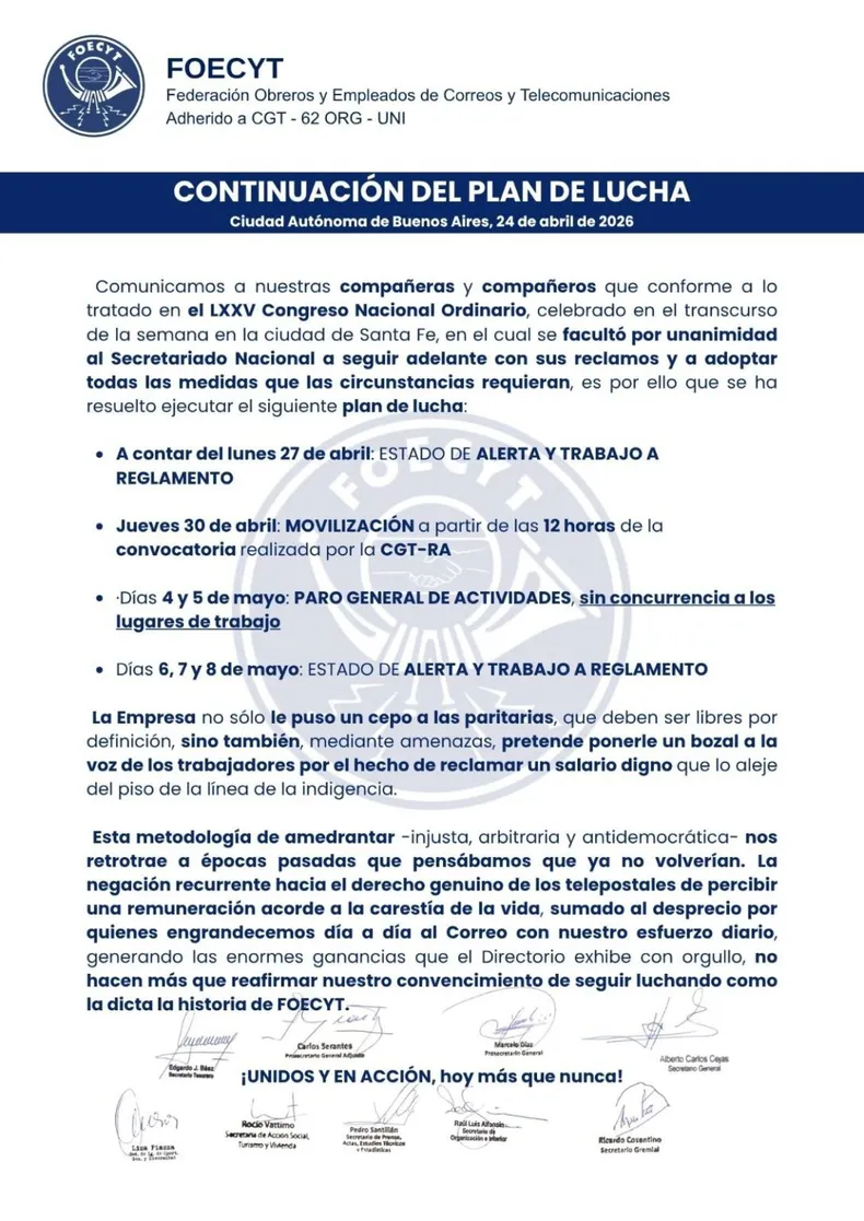 comunicado