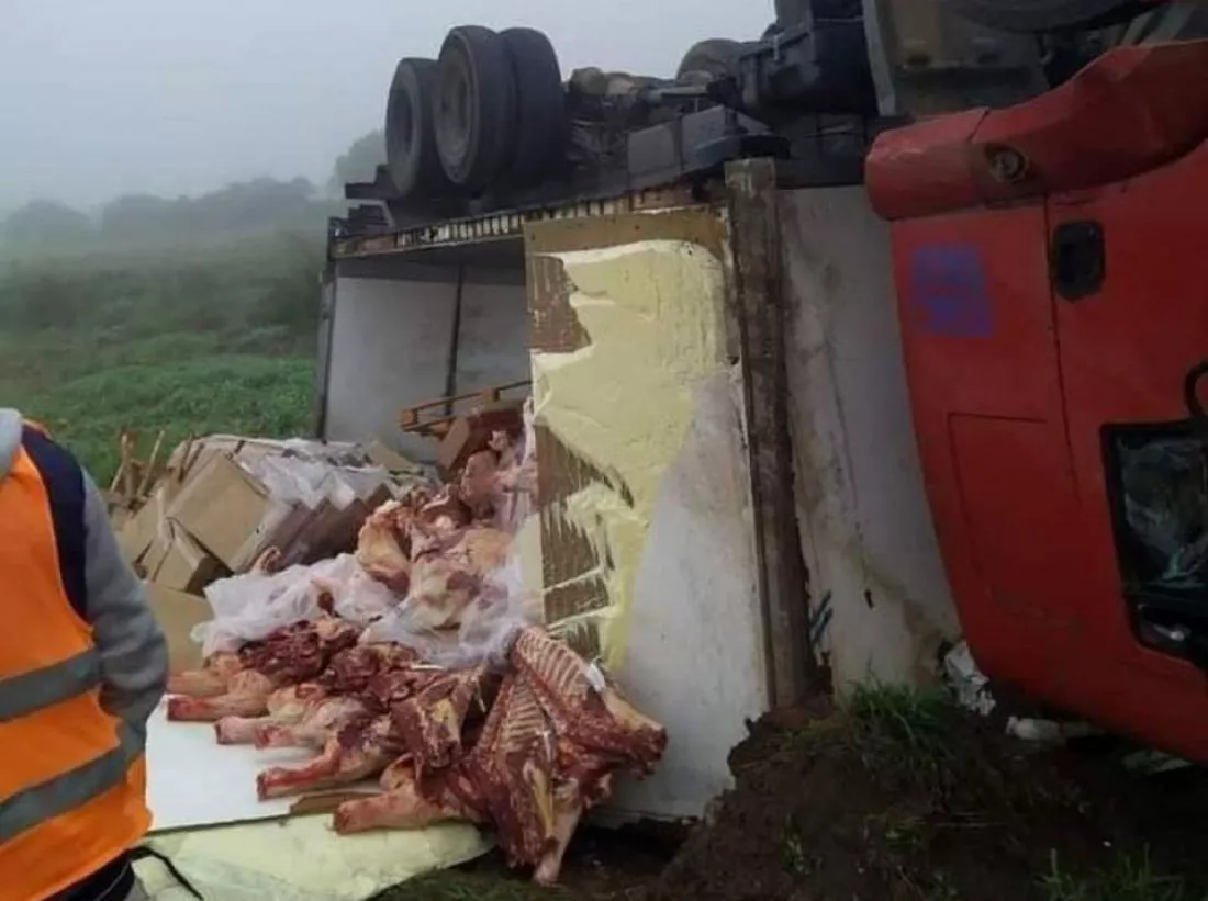 105275-volco-un-camion-con-carne-y-la-gente-saqueo-la-mercaderia
