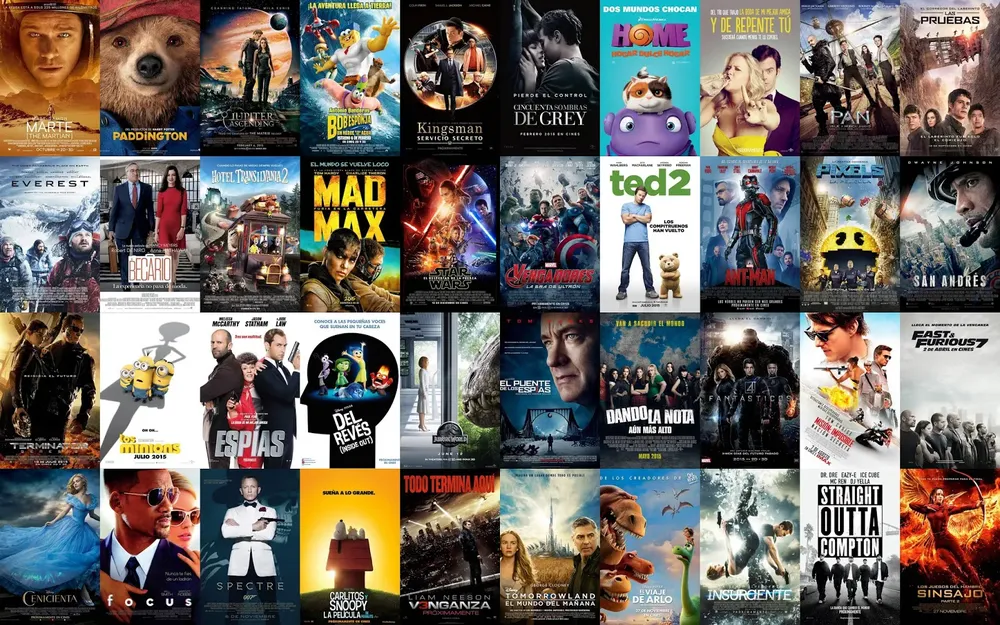 Las películas más vistas en 2015