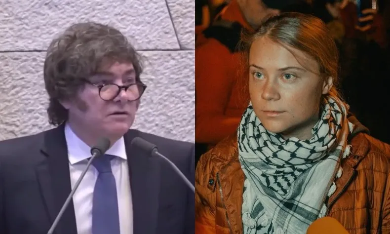 javier-milei-y-greta-thunberg