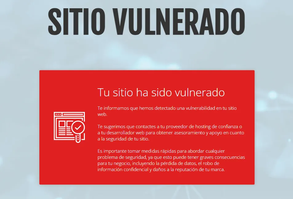 SITIO VULNERADO