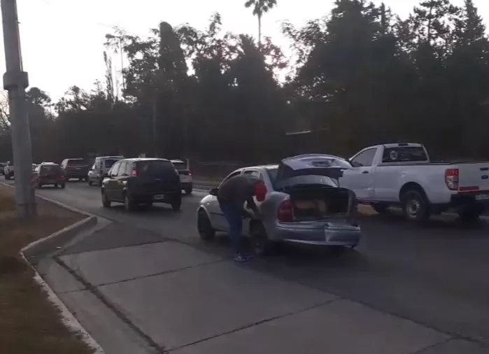 siniestro vial en av arenales