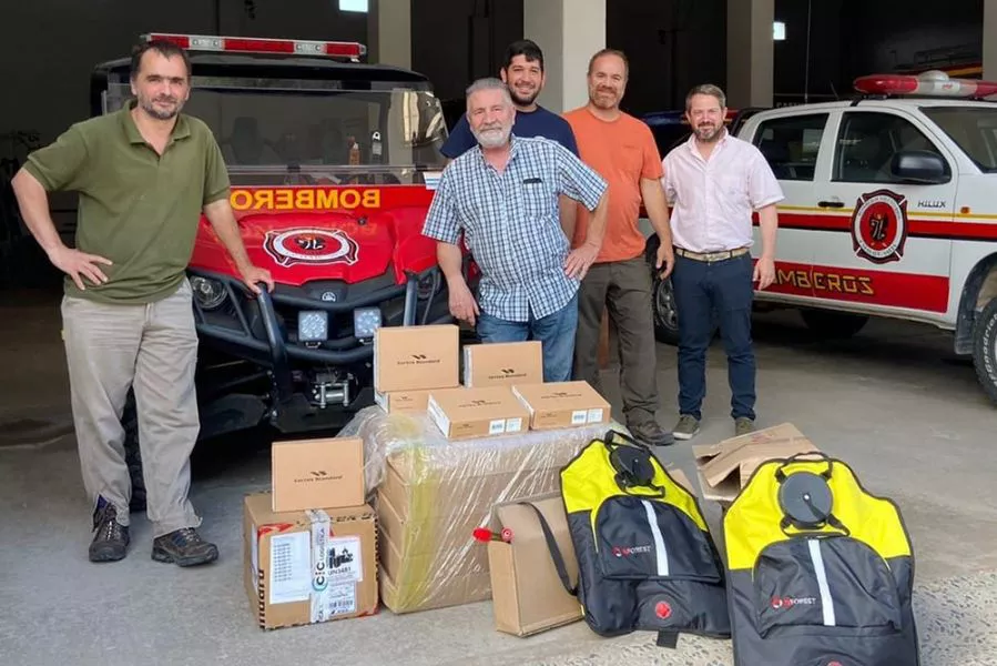 ENTREGA A BOMBEROS