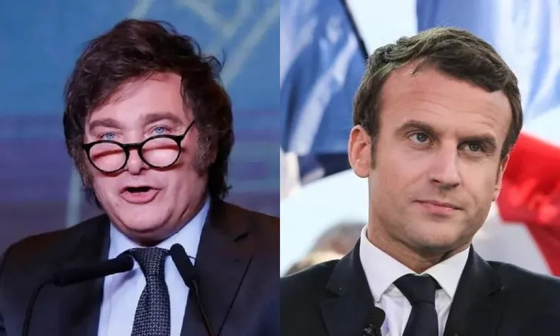 javier-milei-y-emmanuel-macron