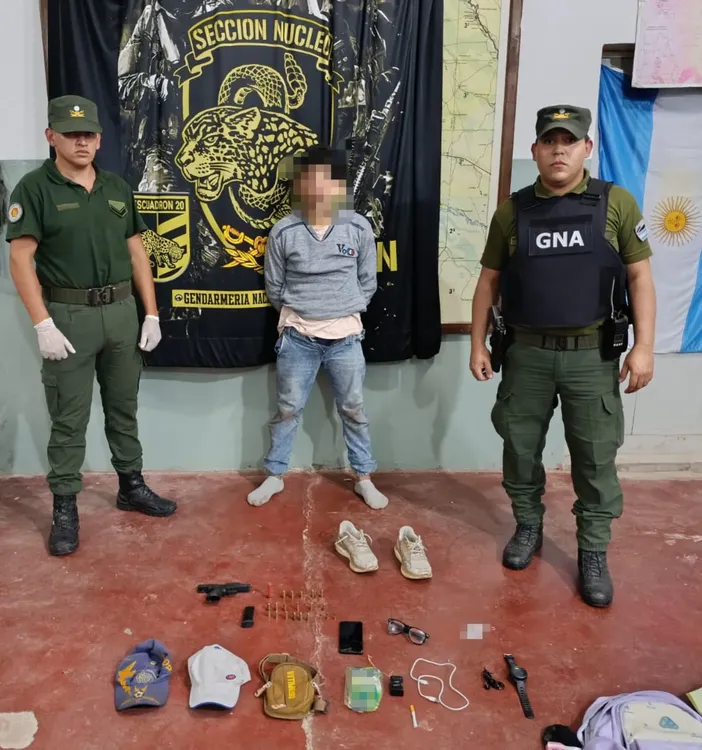 Gendarmes recapturan un evadido (2)