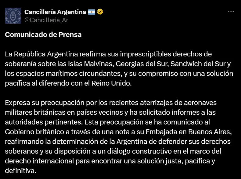 tuit-cancilleria-vuelos