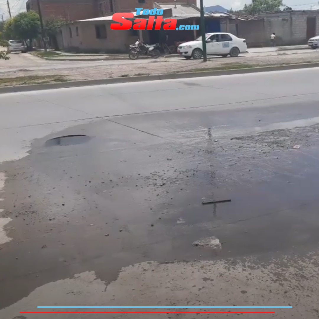 perdida de agua Bº Solidaridad