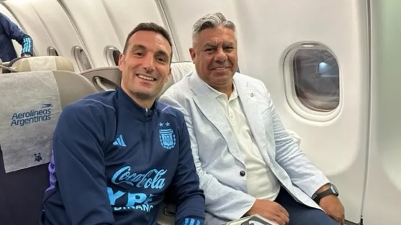 claudio-chiqui-tapia-lionel-scaloni-viaje-mundial-qatar-2022